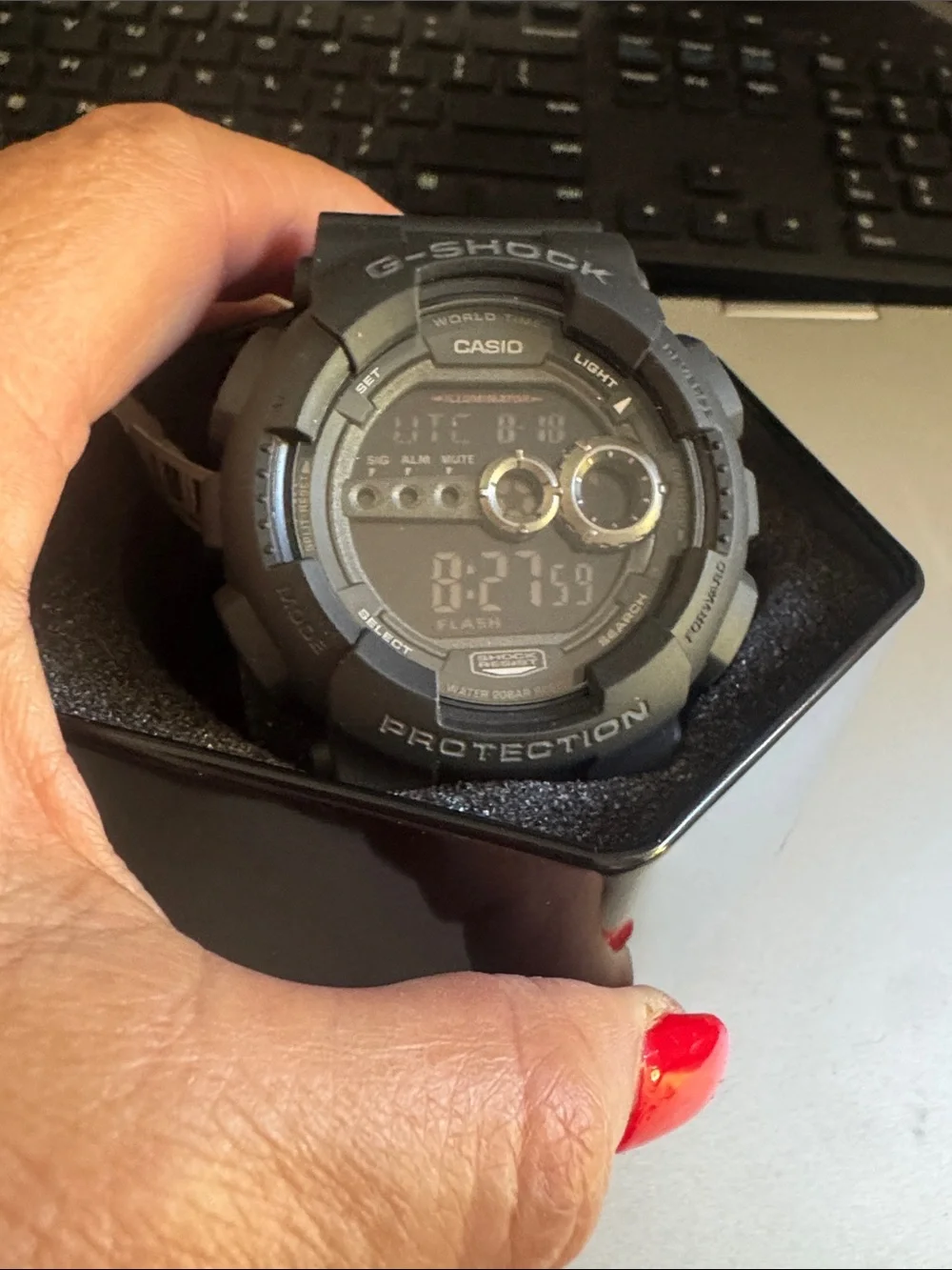 Casio Black G-Shock GD100-1B Digital Sport Watch